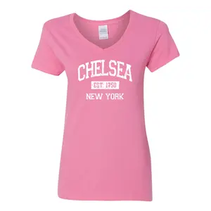 Ladies V-neck Vintage Est. 1750 CHELSEA Shirt (3 Colors)[6 Sizes]