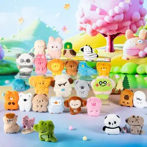 MoMo Family Animal Series Refrigerator Magnet Plush Blind Bag MoMo Family Animal Series Refrigerator Magnet Plush Blind Bag