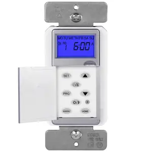 Digital Astronomic Timer , 7-Day Programmable Sunrise Sunset, Single Pole or 3-Way, Neutral Wire Required, 120VAC, UL Listed, TGT01-H-SV,