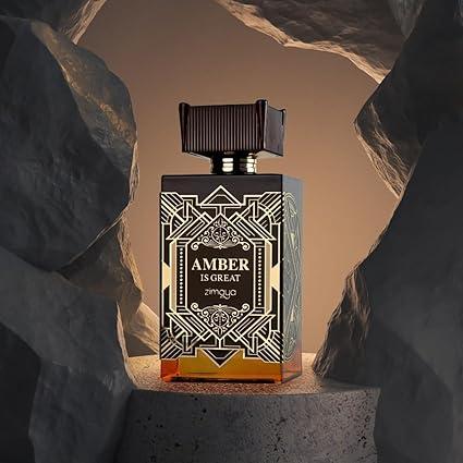 Amber Is Great Perfume Spray (U) 100ml - Elegant Bottle with Decorative Label