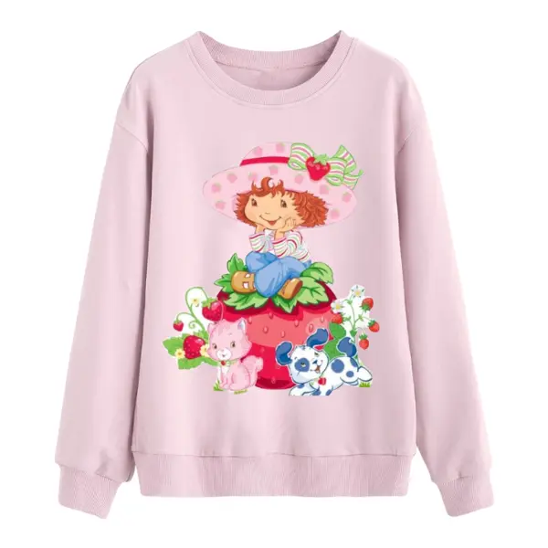 Strawberry Shortcake Sweatshirt, Gift For Fan, Gift For Her, Gift For Him 5462