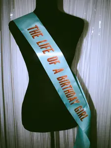VIRAL Showgirl Sash-Pick Your Phrase