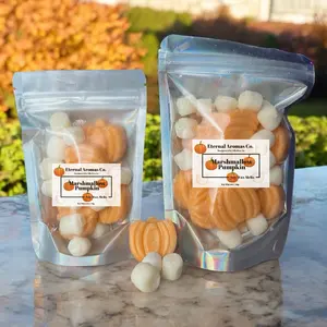 Marshmallow Pumpkin Wax Melts | Marshmallow Pumpkin Latte | Marshmallow Wax Melts | Pumpkin Wax Melts | Candle Decor Ornaments Freshener Decoration autumn aromas Made-To-Order