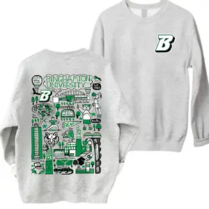 Custom University Hand Sketched Graphic Sweatshirt - Ash Grey, Personalized College Crewneck, Game Day Sports Pullover, Cozy Vintage-Style Top for Sports Lovers