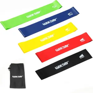 Resistance Bands for Working Out Exercise Loop Bands Workout Bands Set for Men Women Body Stretching, Crossfit Training, Home Workout, Physical Therapy, Booty Legs, Set of 5