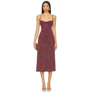 Beaufille Ariel Dress in Black & Red