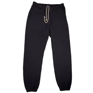 The Cragsmoor Upcycled Cotton Lightweight Terry Sweatpant - Black