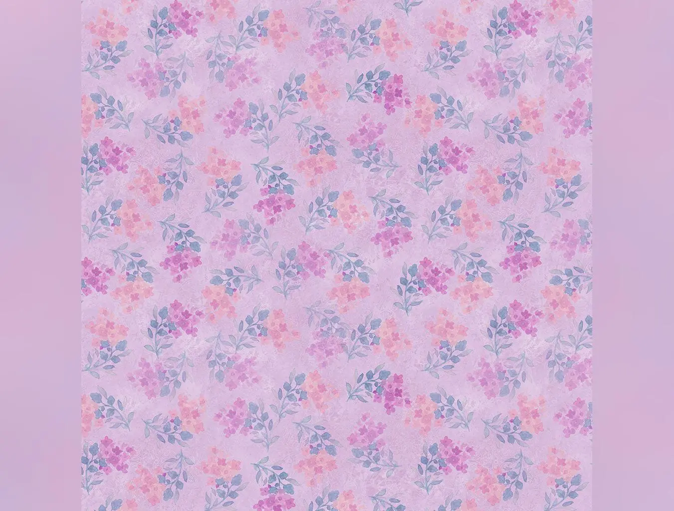 Fleur de Rose | Flower Stamps - Light Purple by Sue Zipkin for Clothworks | Y4763-26
