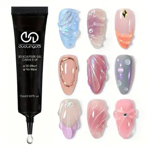 3D Gel - Nail Art Modeling Gel, Suitable For Nail Design Autumn And Winter DIY Nail Art For Painting, Molding, Sculpting And Halloween Decoration