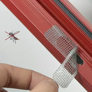 5 Sheet, Window And Door Screen Repair Patch, 2.44"×3.54", 5 Patch For 1 Sheet, Strong Adhesive & Waterproof Fiberglass Covering Mesh Tape For Covering Window Door Tears Holes Screen Patch Repair Kit Seal