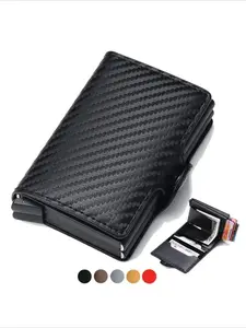 Large Capacity Card Wallet for Men - Anti-Theft Credit/Bank/ID Card Holder Case, Magic Smart Money Wallet with Secure Protection