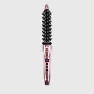 Perfecter Pro Heated Round Brush 0.75" - Curling Iron Alternative Hair Tool - Curl, Wave & Lift with Less Frizz & More Shine