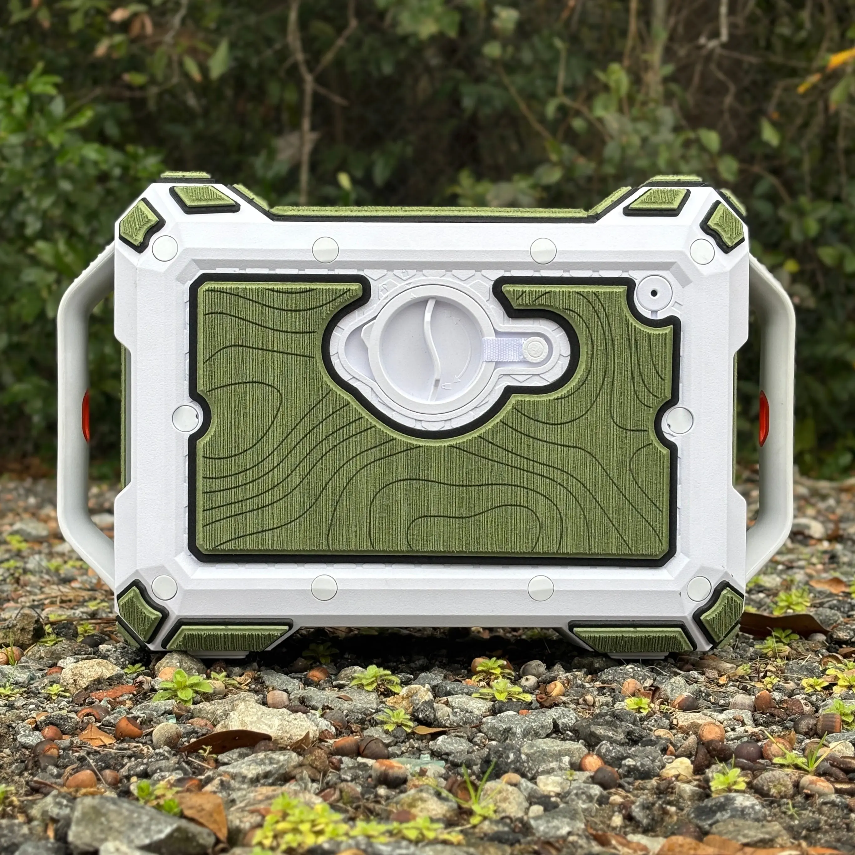 "Topo" - Custom EVA Foam Routed Speaker Shell for Ecoxgear Defender