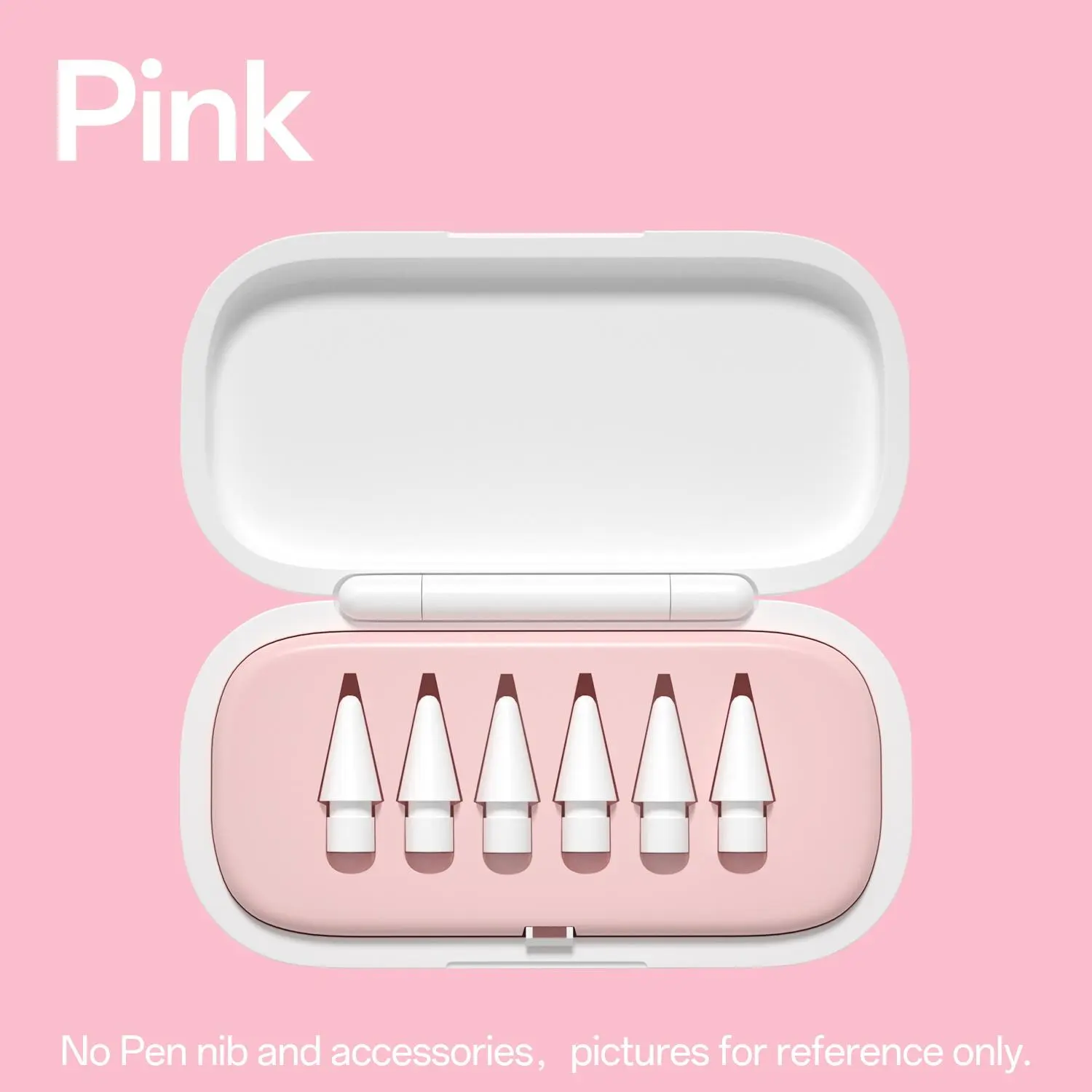 Replacement Tip for Apple Pencil, Wear-resistant & Non-slip Premium Stylus Tip with Storage Box, Stylus Accessories for iPad Pencil 1st 2nd Generation