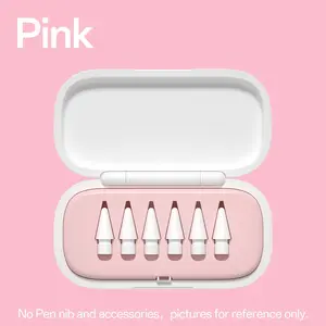 Replacement Tip for Apple Pencil, Wear-resistant & Non-slip Premium Stylus Tip with Storage Box, Stylus Accessories for iPad Pencil 1st 2nd Generation