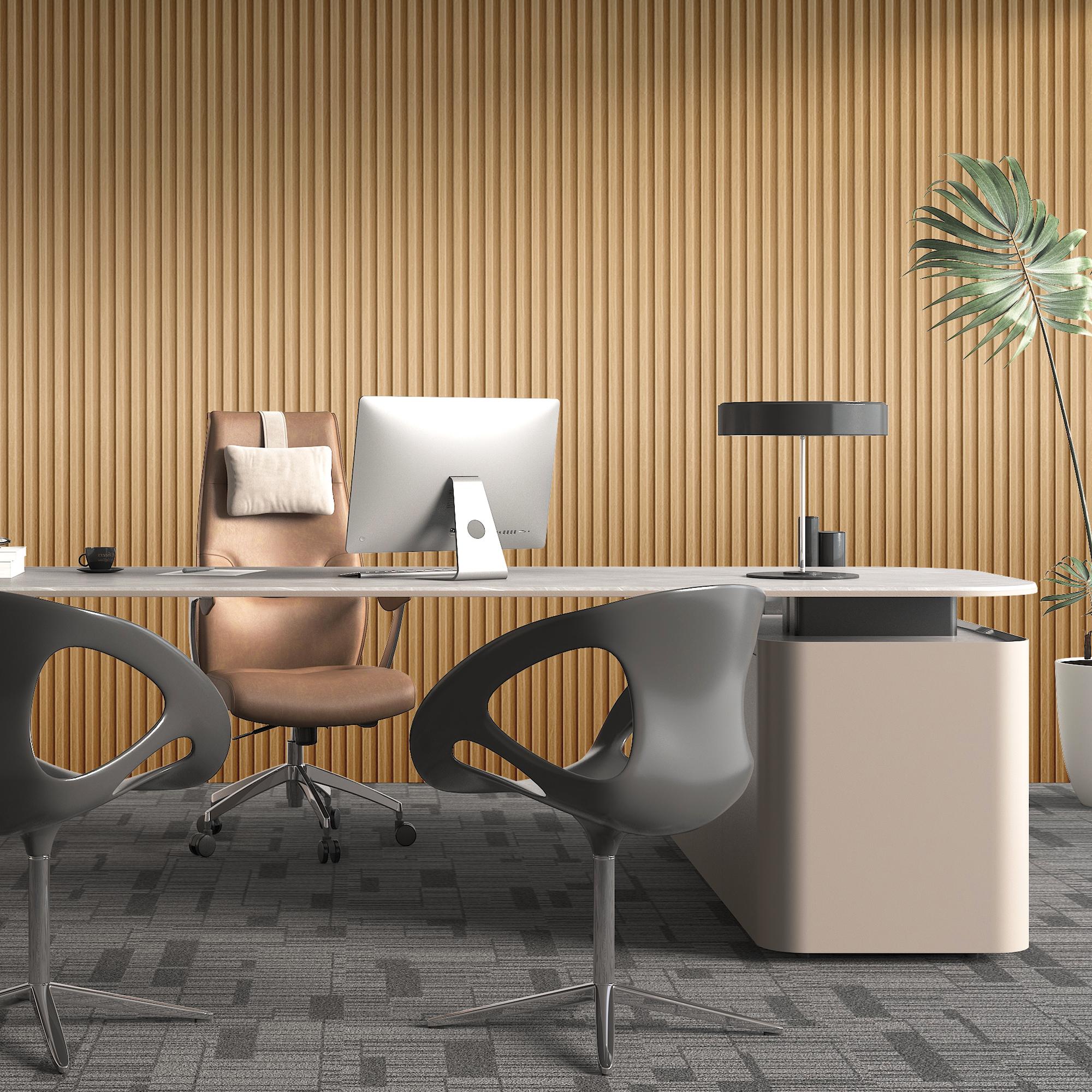 【New】Art3d 8-Pack(96×6.26in) Modern Slat Wall Panel,WPC Acoustic Diffuser Decorative Accent Wall Panel,Noise Reduction and Stylish Decor for Living Room Bedroom