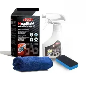 OGAS 180ml Car Headlight Repair Liquid DD-0031A is a heat-resistant and moisture-proof crystal coating liquid, which is essential for car headlight renovation, repair, cleaning, maintenance, and decorative enhancement