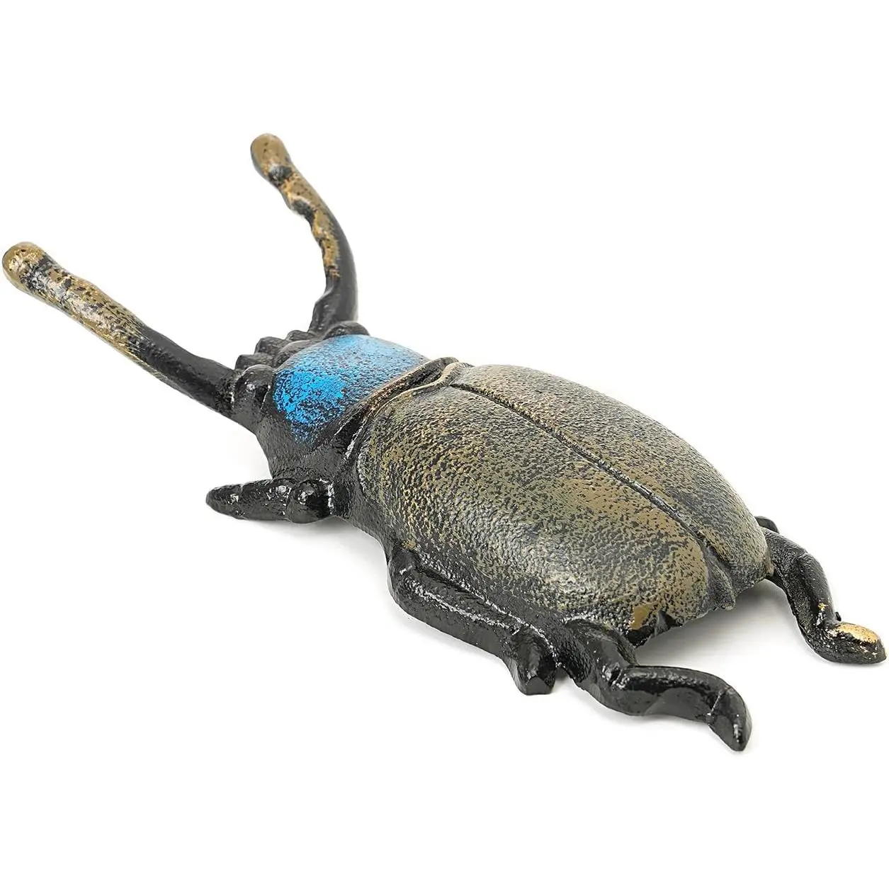 Cast Iron Beetle Statue Boot Jack,  Heavy Duty Boot Puller, Cowboy Boot Remover Helper, Rustic Shoe Jack Remover for Work Boots, Garden Boots, Home and Garden Decor Statue