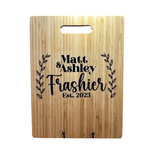 Personalized Bamboo Cutting Board w/ Stand