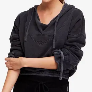 Free People Movement Ojai Crop Hoodie - Women's Size S - Rare Sweatshirt