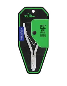 NGHIA Stainless Steel Cuticle Nipper - D-07, with Cuticle Pusher for Literature & Art Enthusiasts