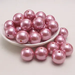 6-30MM ABS Plastic Imitation Pearl Beads A13 Light Bean Paste Color ABS Pearl DIY Loose Beads