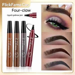 Magic 4-Tip Eyebrow Pen | 5 Shades Waterproof Long-Lasting, Create Natural Hair-Like Brows in Seconds, Beginner-Friendly