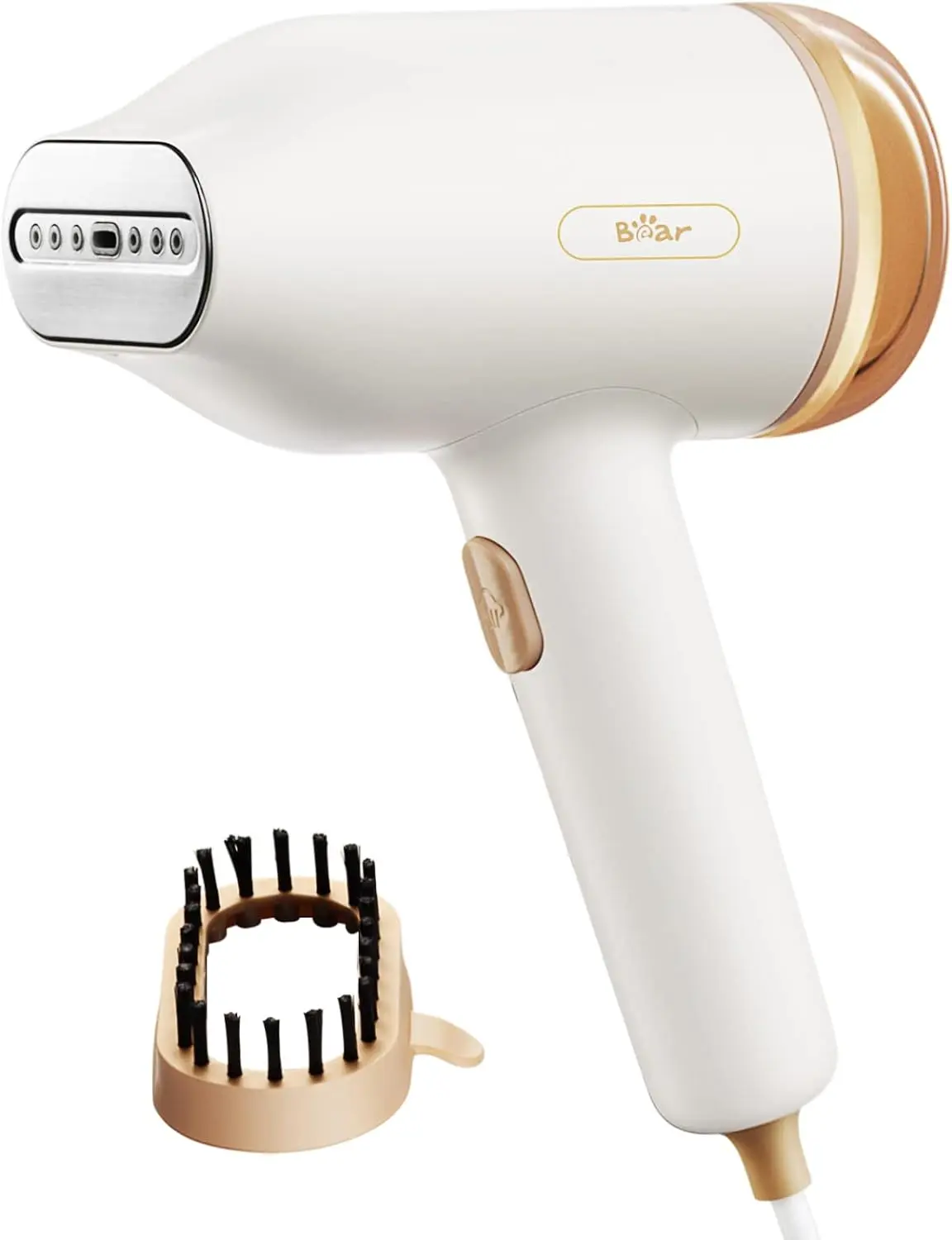 Bear Steamer for Clothes, 2024 Updated Travel Steamer, Portable Handheld Clothes Steamer, 10 Second Fast Heat-up, Auto-Off, Steam Iron Fabric Wrinkle Remover with Brush for Home and Travel