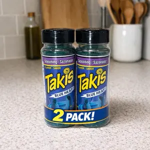 TAKIS Blue Heat Seasoning – 2 Pack (3.17 oz each)