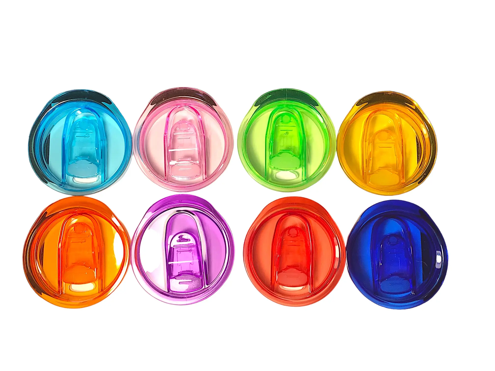 COLORED & CLEAR LIDS FOR 20 Oz SKINNY TUMBLERS COLORED & CLEAR LIDS FOR 20 Oz SKINNY TUMBLERS