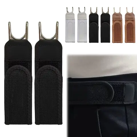 Unisex No Buckle Adjustable Elastic Belt Set (2/4 PCS) - Metal Hook, Stretchy, Durable, Belt Loop Fit, Casual, Versatile Fashion Accessory for Jeans, Pants, Adjustable Casual Belt