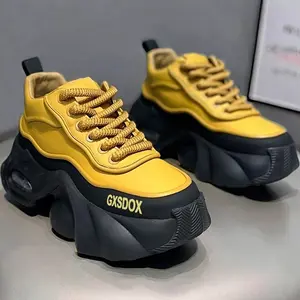 Men's Popular Sports Shoes Casual Shoes Thick Sole Height Increasing Dad Shoes Trendy Shoes