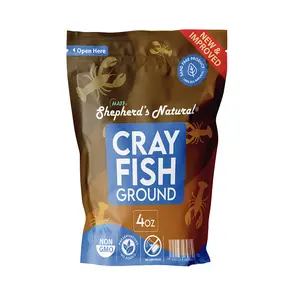 Crayfish. Dried, Ground. 4 oz, Sand-Free by HATF's Shepherd's Natural, Excellent seasoning for all types of dishes. Savory - Clean - Great for soups and beans. Preservative free