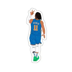 Vintage Kiss-Cut Stickers Jalen Brunson 3 Point Celebration New York Sticker