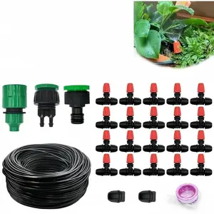 Garden Watering Kit, 10m-30m Drip Irrigation Kit, Watering & Irrigation Supplies for Lush Gardens, Lawns & Greenhouses