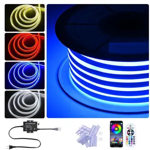 Yescom Neon Rope Light Flexible 150ft RGB App & RF Control
