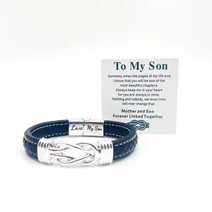 To My Son Infinity Love Bracelet