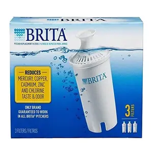 B.rita Standard Water Filter, Replacement Filters for Pitchers and Dispensers, BPA Free