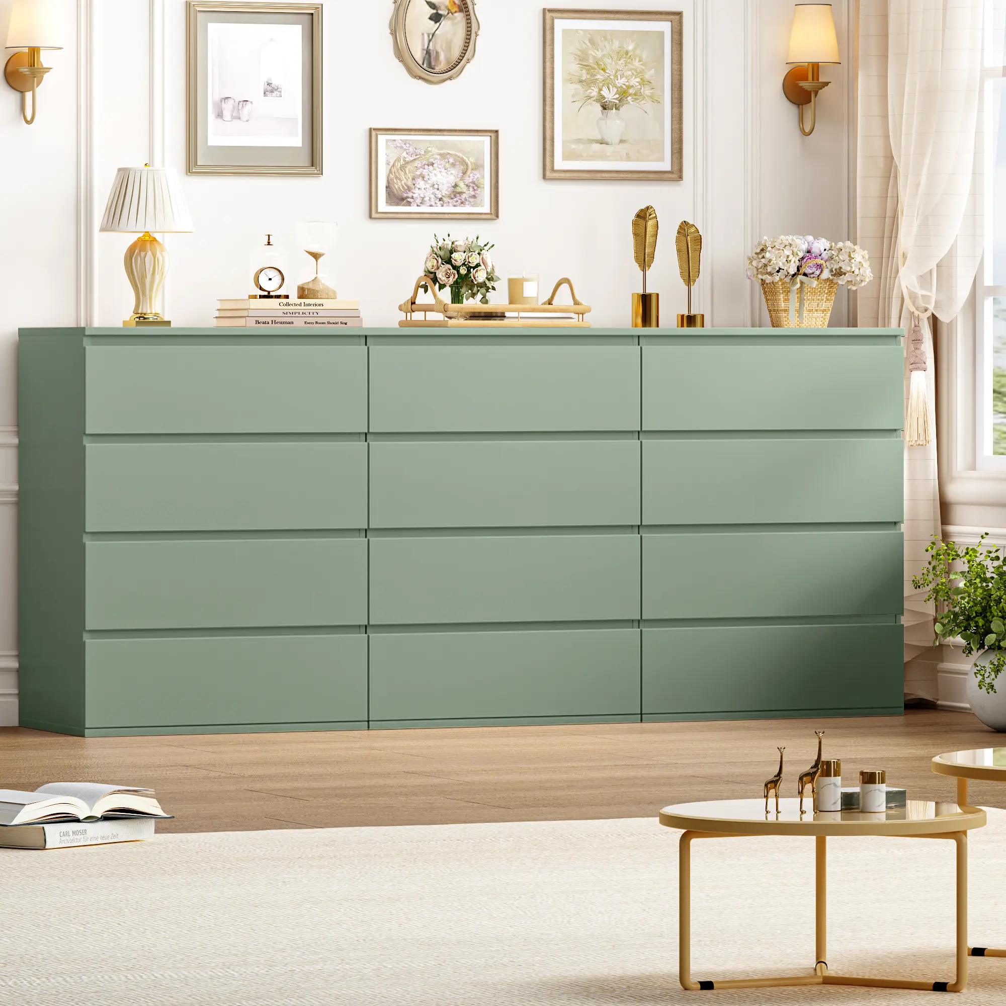 FOTOSOK 4 Drawer Dresser, White Dresser for Bedroom, Small Dresser Chest of  Drawers, White Storage Cabinet with 4 Drawers, Modern Home Furniture,  Drawer Chest Dresser, #Summervibes - TikTok Shop