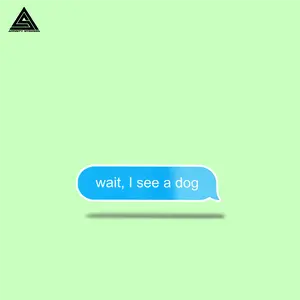 Wait, I See a Dog Sticker || vinyl sticker, water bottle sticker, tumbler, laptop decals, waterproof, dog, funny