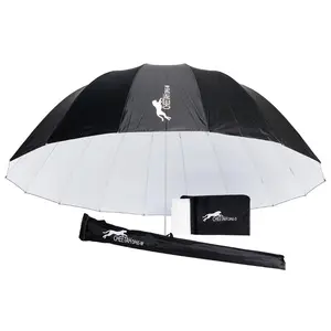 65" White Deep Umbrella with Diffuser