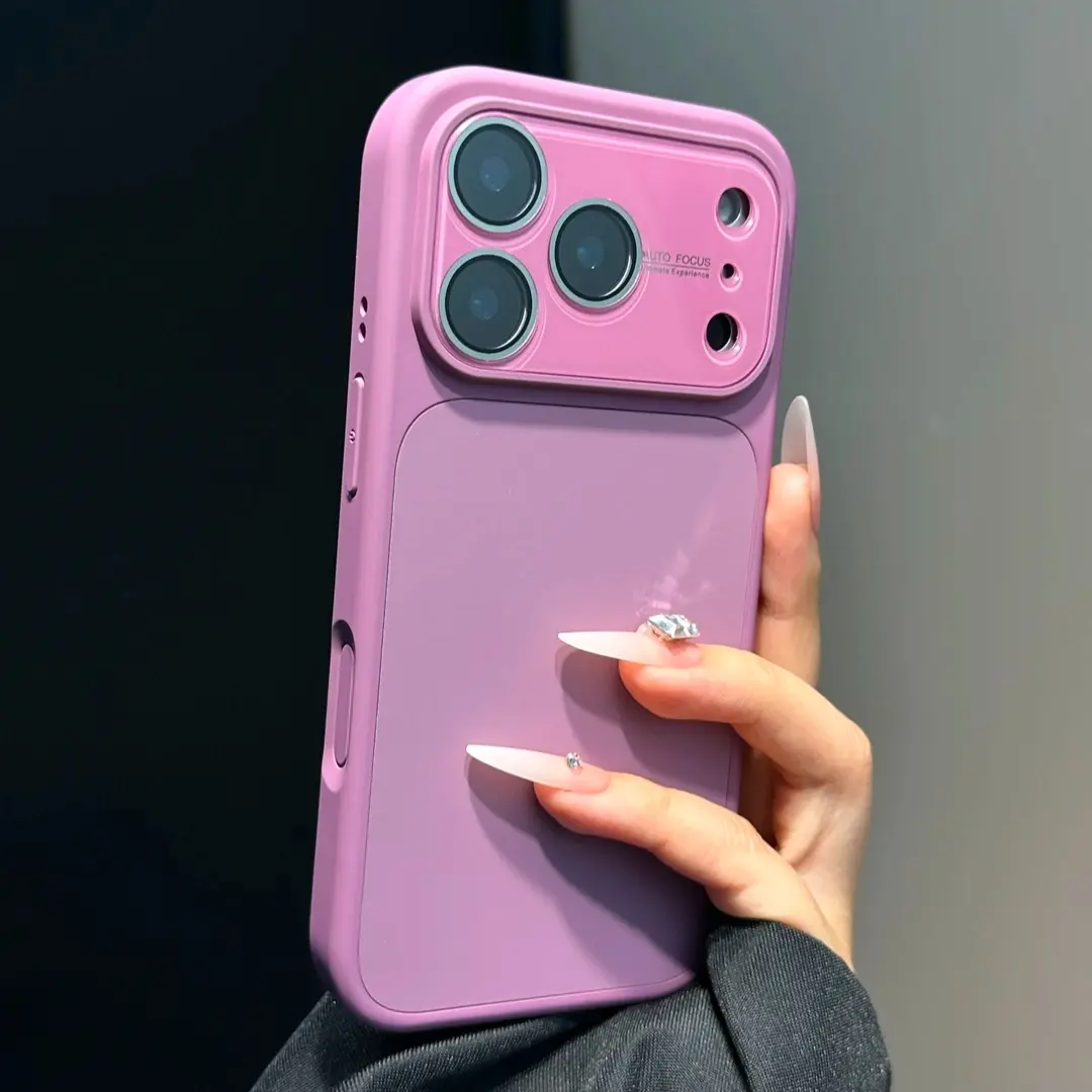 Luxury-style skin-friendly texture suitable for IP17promax large-view lens protection, full-cover anti-drop phone case for IP16/15/14promax, high-end fashion tiktokshopspringglowup beautiful