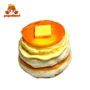 Cheesy Biscuit Pancaketaba squishy slime squishies tabba squishies kidstoysFood-Grade Silicone Slow-Rising Rebound Squishy Fidget Toys for Stress Relief - Soft Squeeze Toys with Thick Creamy Slime Texture, Handmade Non-Toxic Sensory Toys