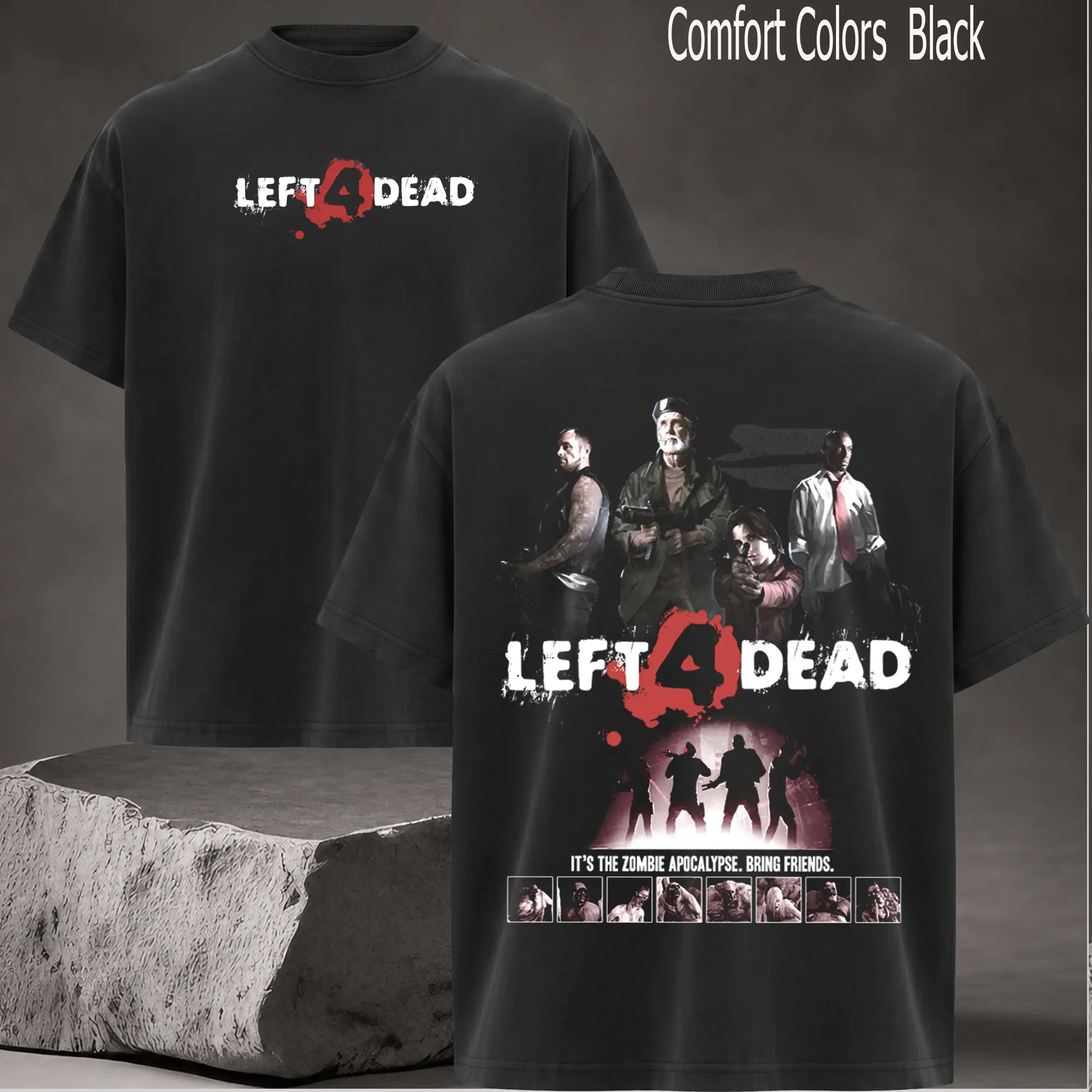 Left 4 Dead Vintage Grunge Graphic Opium Y2K Tapout Amity Affliction, Unisex T-shirt, Y2k Shirt, Gift For Men Women