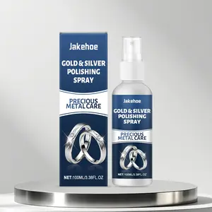 Jakehoe Jewelry Polishing Agent, Jewelry Cleaner, Jewelry Chain Accessories Surface Stain Removal Care Cleaning Liquid, Shine Maintenance Solution