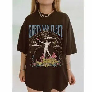Greta Van 90s Shirt, Starcatcher World Tour 2024 Shirt, Rock Band Shirt, Vtg Greta Van Fleet Shirt, Greta Van Fleet Band Fan Gift