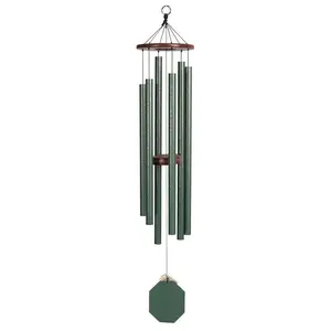 Forest Edge WIND CHIME ~ Malachite 44 inch Amish Handmade in USA