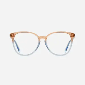「TIJN-Classic-Allu」Chic Gradient Acetate Glasses for Women Two-tone Design for a Unique Look Eyeglasses For Women and Men
