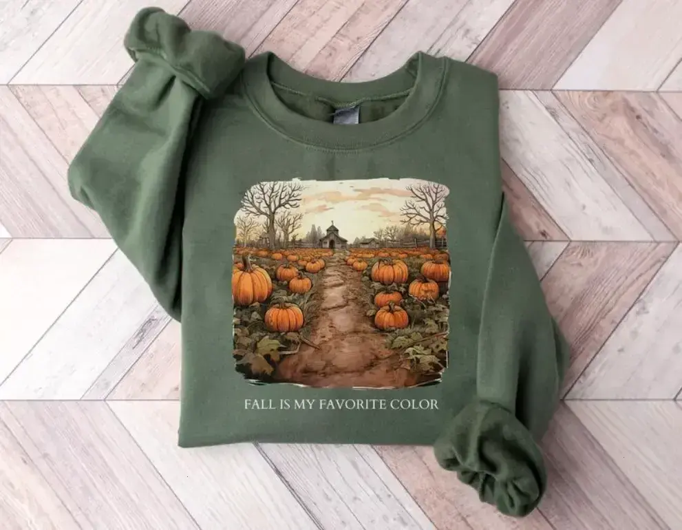 Retro Pumpkin Season Sweatshirt, Cute Fall Sweatshirt , Thanksgiving Gift Halloween Sweatshirts, Fall Gifts Autumn Sweatshirt , Full Color , For Men, For Women, Casual, Full Sizes, Tee Print