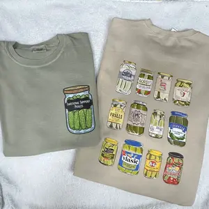 Emotional Support Pickles Jar, Front and Back Tee or Sweatshirt Emotional Support Pickles Jar, Front and Back Tee or Sweatshirt